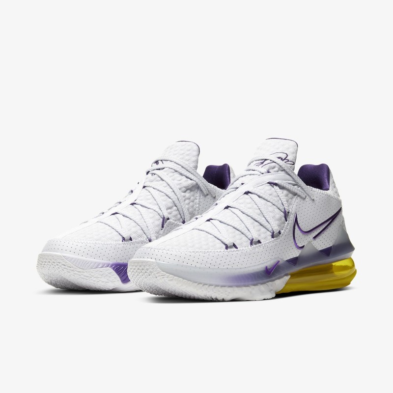 Nike Lebron 17 Low Lakers Home CD5007 102 Grailify